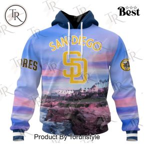 MLB San Diego Padres Special Cityscape Design Hoodie