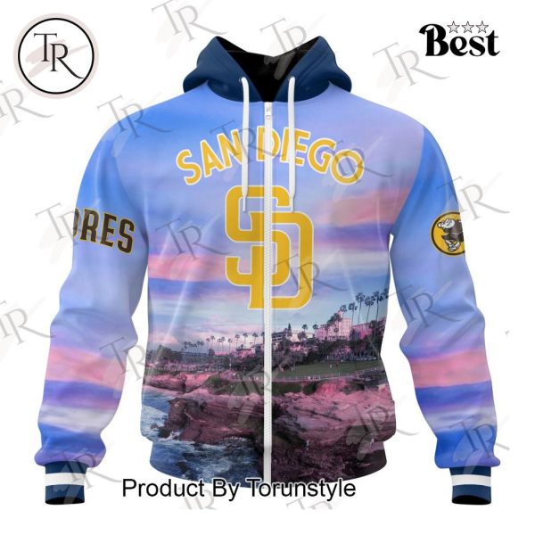 MLB San Diego Padres Special Cityscape Design Hoodie