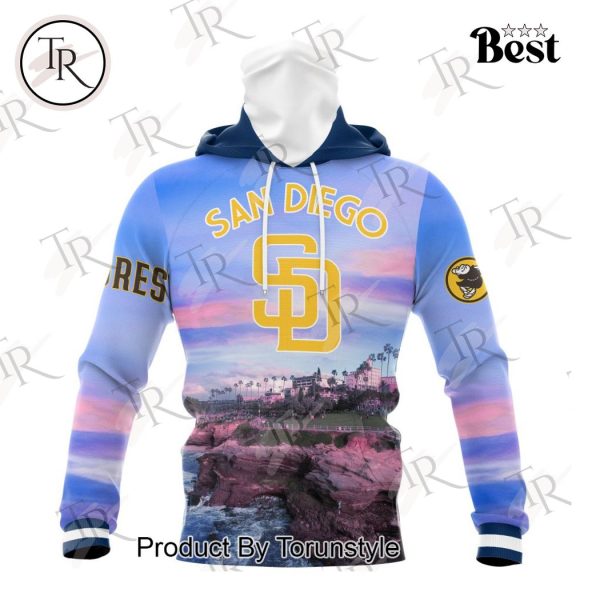 MLB San Diego Padres Special Cityscape Design Hoodie