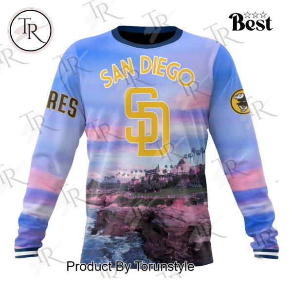 MLB San Diego Padres Special Cityscape Design Hoodie