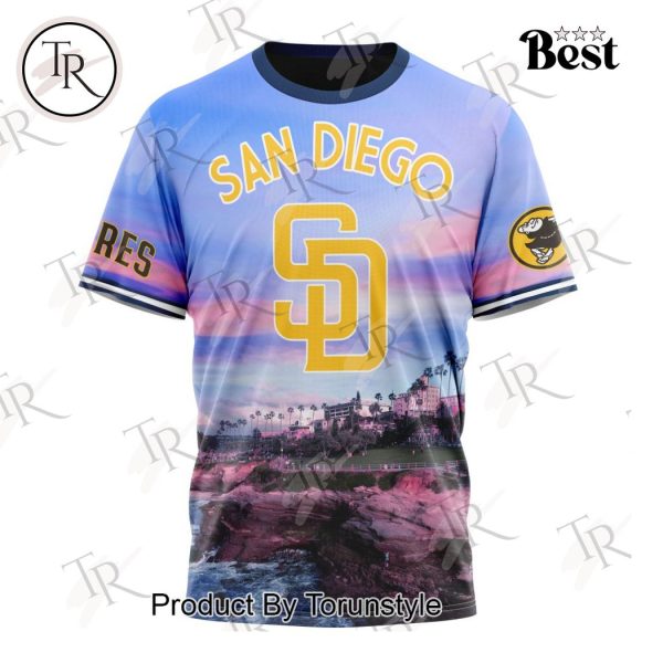 MLB San Diego Padres Special Cityscape Design Hoodie