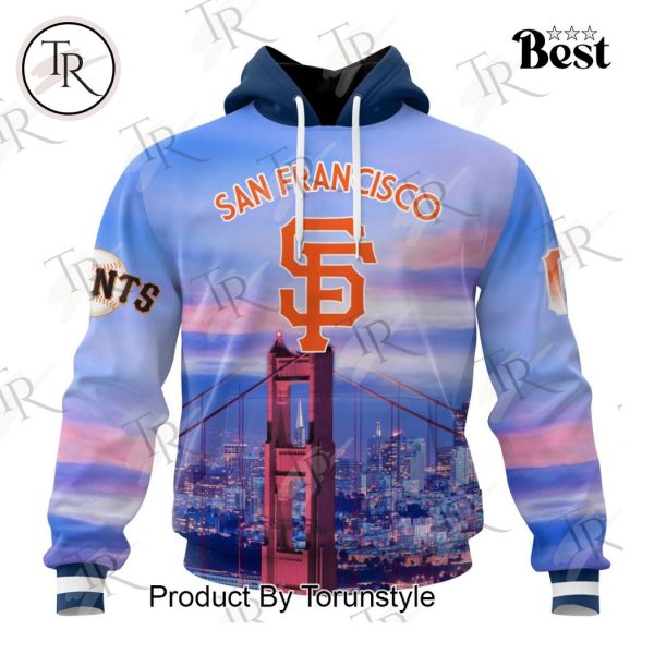 MLB San Francisco Giants Special Cityscape Design Hoodie