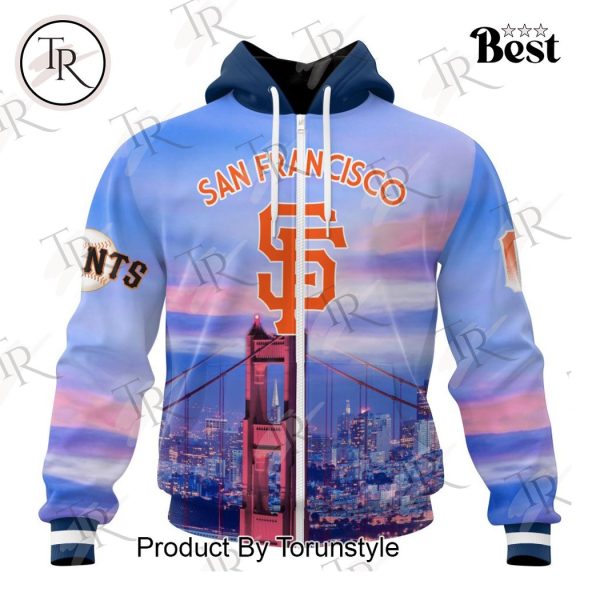 MLB San Francisco Giants Special Cityscape Design Hoodie