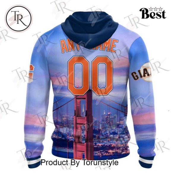 MLB San Francisco Giants Special Cityscape Design Hoodie