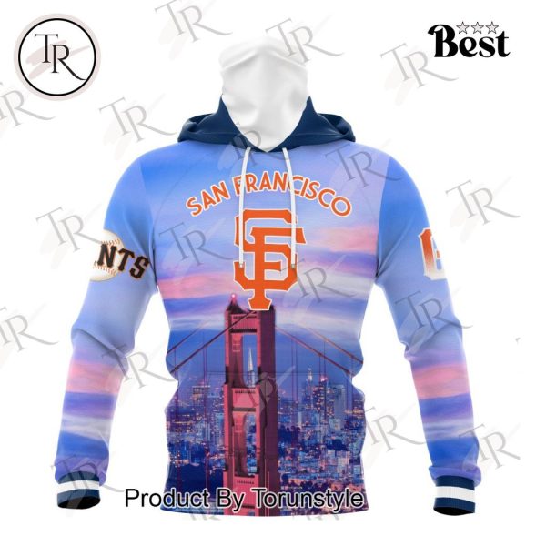 MLB San Francisco Giants Special Cityscape Design Hoodie