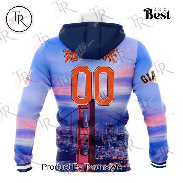 MLB San Francisco Giants Special Cityscape Design Hoodie