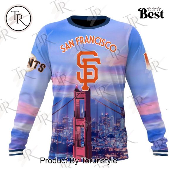 MLB San Francisco Giants Special Cityscape Design Hoodie