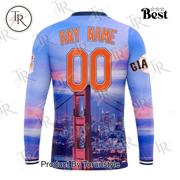 MLB San Francisco Giants Special Cityscape Design Hoodie