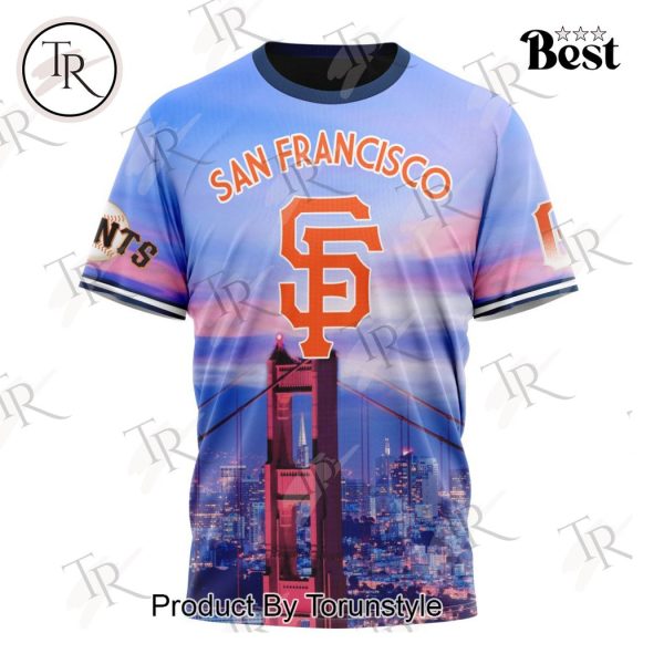 MLB San Francisco Giants Special Cityscape Design Hoodie