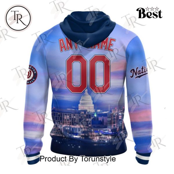 MLB Washington Nationals Special Cityscape Design Hoodie