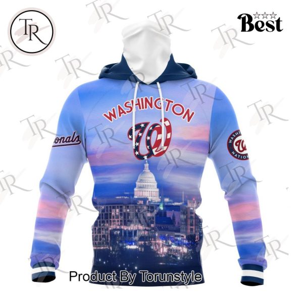 MLB Washington Nationals Special Cityscape Design Hoodie