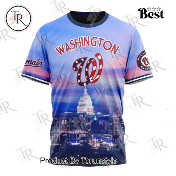 MLB Washington Nationals Special Cityscape Design Hoodie