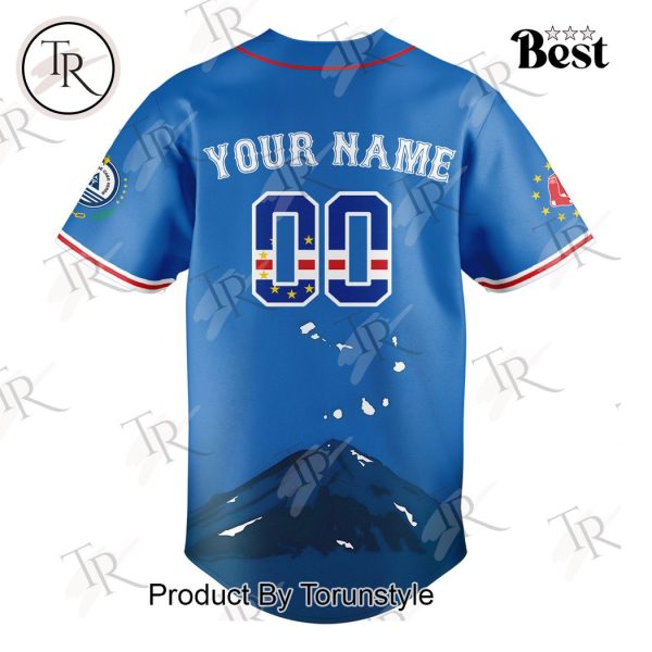 Boston Red Sox Cabo Verdean Celebration Custom Baseball Jersey