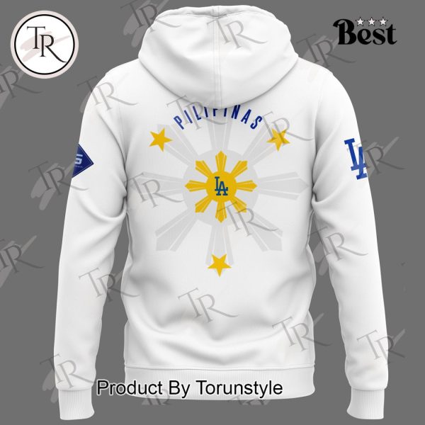 Los Angeles Dodgers It’s Filipino Heritage Night Hoodie – White