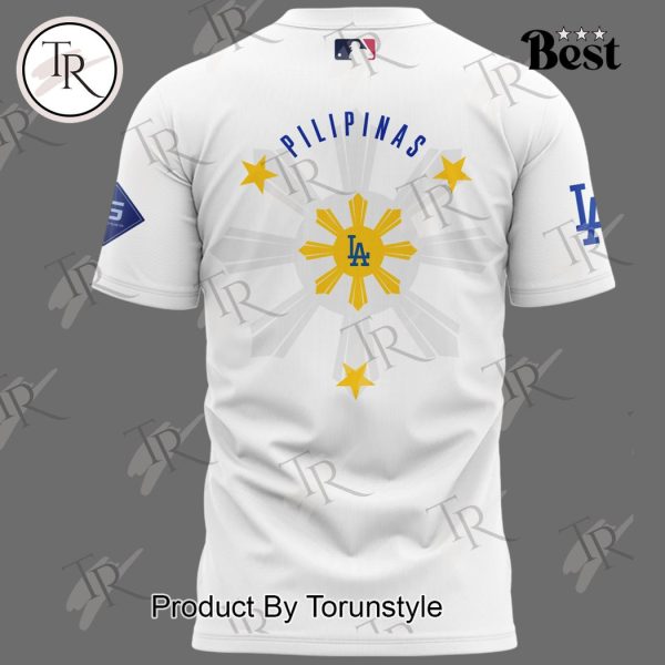 Los Angeles Dodgers It’s Filipino Heritage Night Hoodie – White