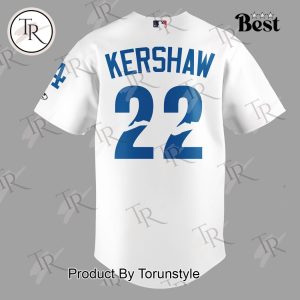 Los Angeles Dodgers Clayton Kershaw Dodgers Quakes Baseball Jersey