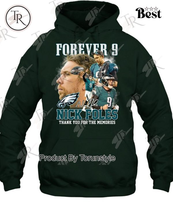 Forever 9 Nick Foles Thank You For The Memories T-Shirt