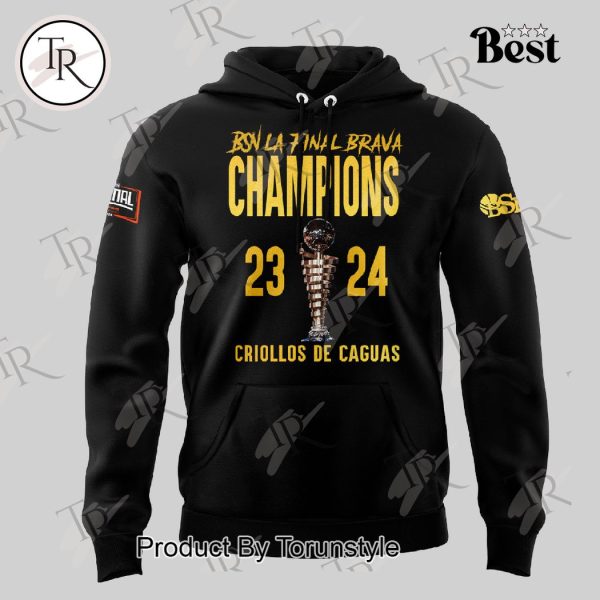 2023-2024 La Final Brava Champions Criollos de Caguas Hoodie, Longpants, Cap