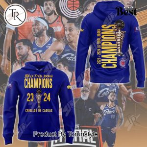 2023-2024 La Final Brava Champions Criollos de Caguas Hoodie, Longpants, Cap – Blue