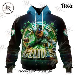 NBA Boston Celtics Special Realistic Team Logo Design Hoodie