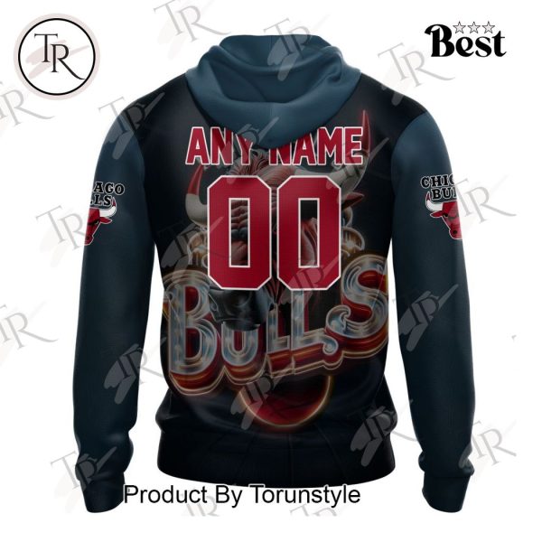 NBA Chicago Bulls Special Realistic Team Logo Design Hoodie