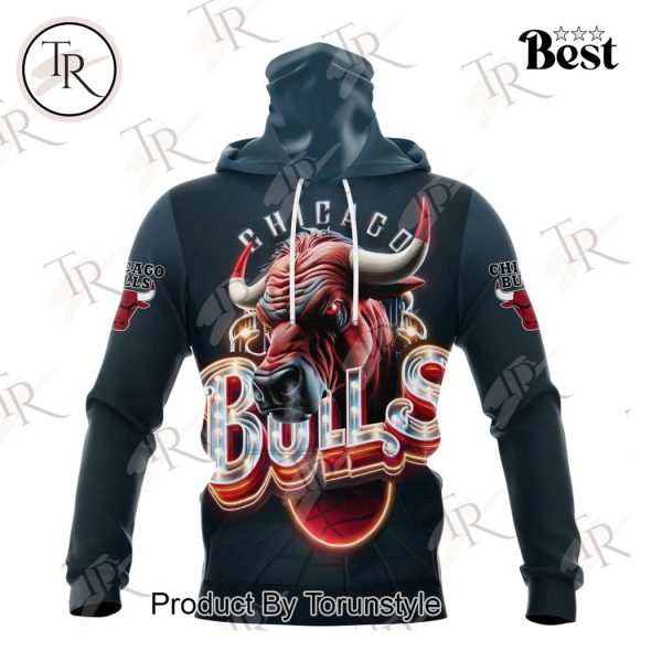 NBA Chicago Bulls Special Realistic Team Logo Design Hoodie