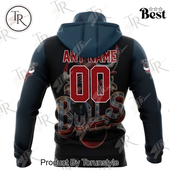 NBA Chicago Bulls Special Realistic Team Logo Design Hoodie