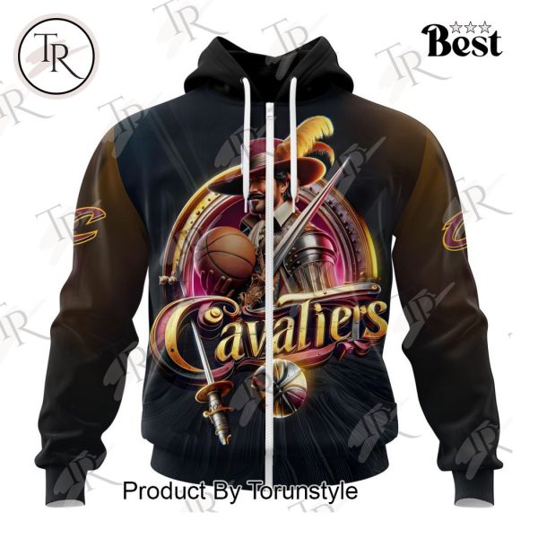 NBA Cleveland Cavaliers Special Realistic Team Logo Design Hoodie