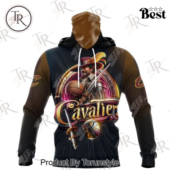 NBA Cleveland Cavaliers Special Realistic Team Logo Design Hoodie