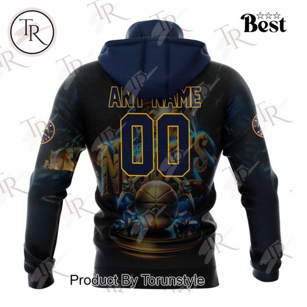 NBA Denver Nuggets Special Realistic Team Logo Design Hoodie