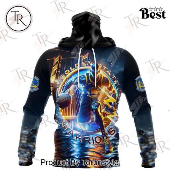 NBA Golden State Warriors Special Realistic Team Logo Design Hoodie