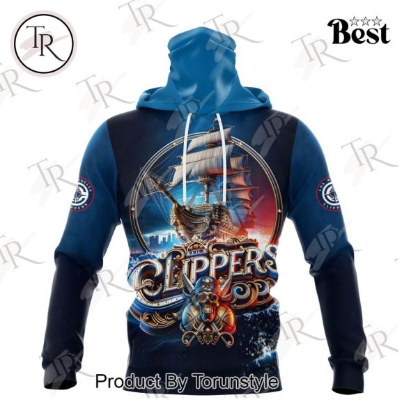 NBA Los Angeles Clippers Special Realistic Team Logo Design Hoodie