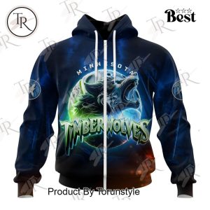 NBA Minnesota Timberwolves Special Realistic Team Logo Design Hoodie