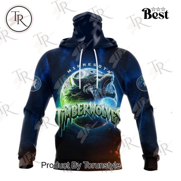 NBA Minnesota Timberwolves Special Realistic Team Logo Design Hoodie