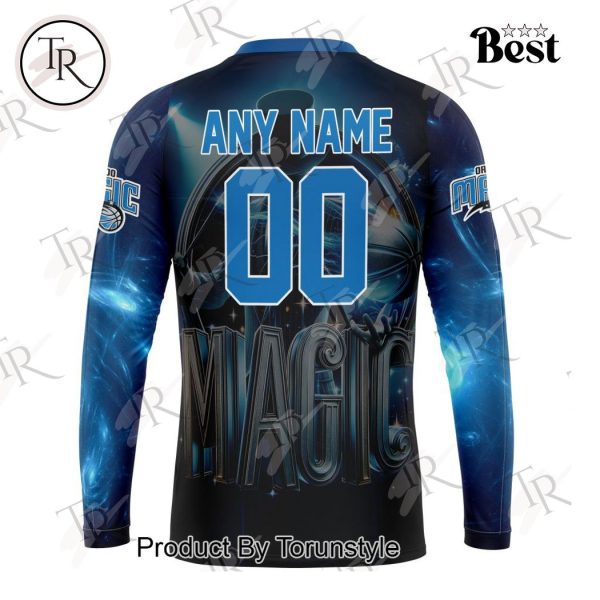 NBA Orlando Magic Special Realistic Team Logo Design Hoodie