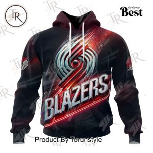 NBA Portland Trail Blazers Personalized 2025 Association Kits Hoodie