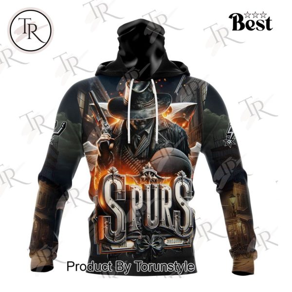 NBA San Antonio Spurs Special Realistic Team Logo Design Hoodie