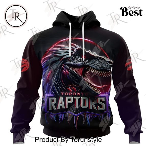 NBA Toronto Raptors Special Realistic Team Logo Design Hoodie