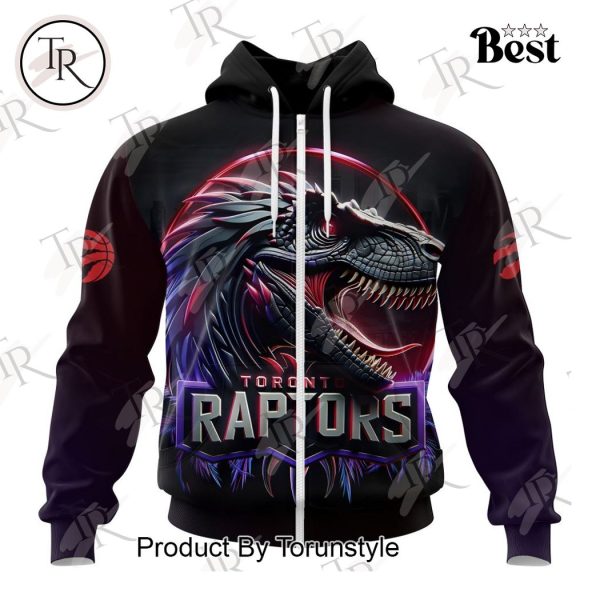 NBA Toronto Raptors Special Realistic Team Logo Design Hoodie