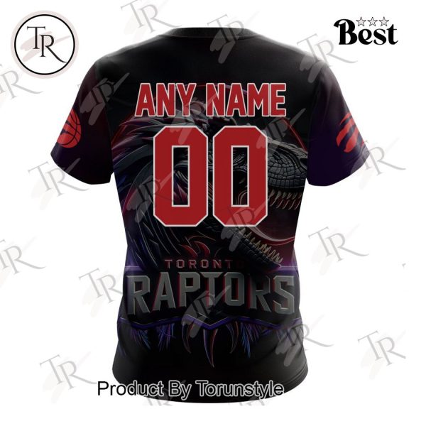 NBA Toronto Raptors Special Realistic Team Logo Design Hoodie