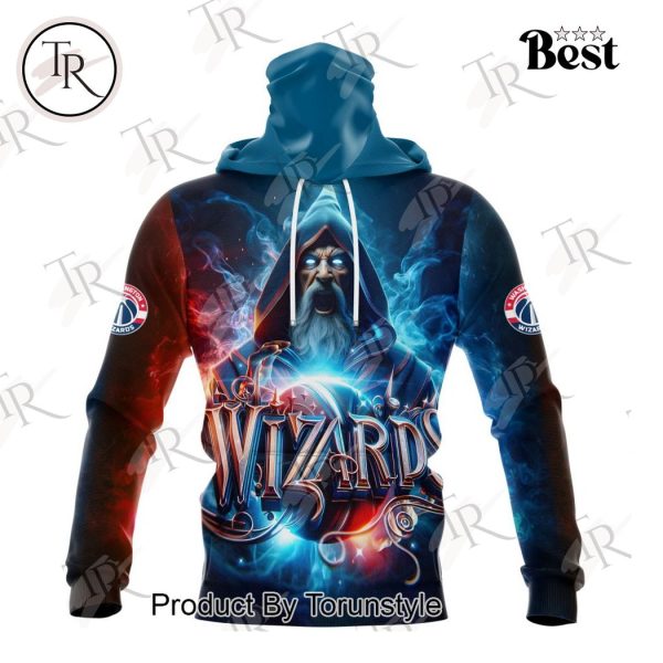 NBA Washington Wizards Special Realistic Team Logo Design Hoodie