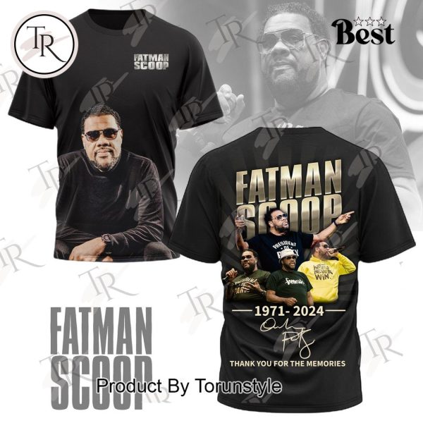 Fatman Scoop 1971-2024 Thank You For The Memories T-Shirt