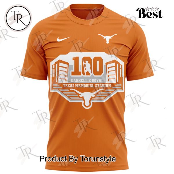 Celebrating 100 years of Darrell K Royal-Texas Memorial Stadium Hoodie