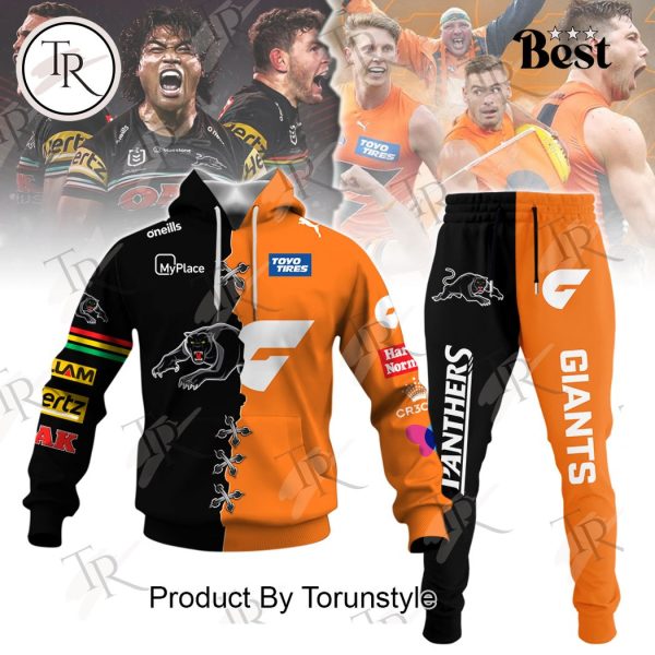 Penrith Panthers X GWS Giants Hoodie, Longpants, Cap