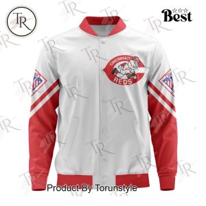 MLB Cincinnati Reds Special Vintage Baseball Jacket Design