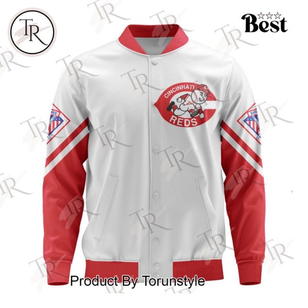 MLB Cincinnati Reds Special Vintage Baseball Jacket Design