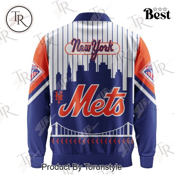 MLB New York Mets Special Vintage Baseball Jacket Design