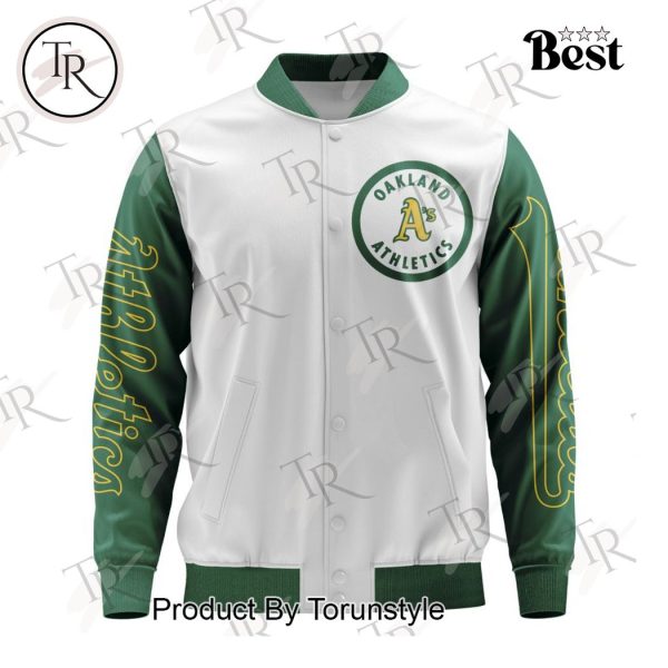 MLB Oakland Athletics Special Vintage Baseball Jacket Design