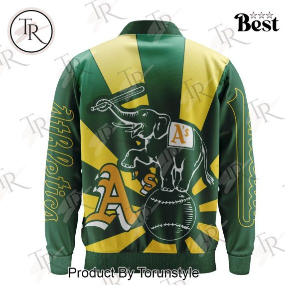 MLB Oakland Athletics Special Vintage Baseball Jacket Design