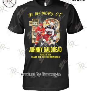 In Memory Of Johnny Gaudreau August 29, 2024 Thank You For The Memories T-Shirt